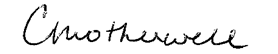 Cette image montre la signature de Cathryn Motherwell, le commissaire à l'intégrité de l'Ontario